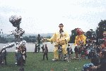 Yeovil showground, the YDR live fun entertainment stage at the "GIANTS" event.  23rd July

Larger than life 'Ali G' at the showground