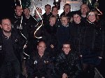 The YDR FM team just before the procession begins.

Yeovil Carnival 2001, 03-Nov-2001