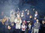 Do not adjust your monitor! - it was rather smokey, thanks to our smoke machine!

If you spot yourself, drop us an e-mail, tell us who you are and where you are in the photo and we'll mention you here!

Yeovil Carnival 2001, 03-Nov-2001