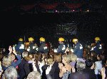 Westland Helicopters fire crew make their entrance.

Children In Need - Westland Sports & Social Complex, 16-Nov-2001