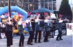 The Chicago Cats strut their stuff for the Brain Wave charity event

YDR FM Roadshow, Yeovil - Feb-2000