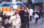 The Chicago Cats strut their stuff for the Brain Wave charity event

YDR FM Roadshow, Yeovil - Feb-2000