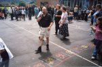 Parcroft School Fun Day, with Danny D or is that Don Estelle? (It ain't 'alf hot 
Mum!)

YDR FM Roadshow at Parcroft School, Yeovil - Jul-2001