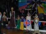 The fancy dress entrants line up to be judged.

Carnival Fun at the Liberial Club, Yeovil - Jun-2002 