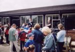 David Laws along with YDR fm's Danny D chat to the crowd.

YDR fm Roadshow, Yeovil - May-2002